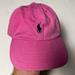 Polo By Ralph Lauren Accessories | 031 - Polo Ralph Lauren Strap Back Cap Hat | Color: Blue/Pink | Size: Os