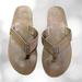 American Eagle Outfitters Shoes | American Eagle Men's Leather Flip Flop Size 11 | Color: Brown | Size: 11