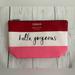 Kate Spade Bags | Clinique Kate Spade 'Hello Gorgeous' Striped Makeup Bag Cosmetic Pouch New | Color: Red/White | Size: Os
