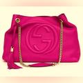 Gucci Bags | Gucci Soho Leather Shoulder Bag | Color: Pink | Size: Os