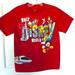 Disney Shirts | L Red Walt Disney World T Shirt Disneyland Hanes Mickey Tinkerbell Pluto Daffy | Color: Red | Size: L