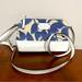 Kate Spade Bags | Kate Spade Crossbody Bag. White With Blue Leaf Print. A Great Statement Bag! | Color: Blue/White | Size: Os