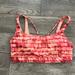 Athleta Intimates & Sleepwear | Athleta Womens Medium Sports Bra, Pink/Red, Tie Dye | Color: Pink/Red | Size: M