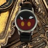 Disney Accessories | Disney Vintage Mickey Mouse Watch Timex New Battery Ready To Wear | Color: Black/Red | Size: Os