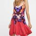 Free People Dresses | Free People Sweet Lucy Red Purple White Boho Tassel Slip Dress Size S | Color: Purple/Red | Size: S