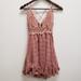 Free People Dresses | Free People One Womens Adella Mini Slip Dress Size Xs Adjustable Straps Pink | Color: Pink | Size: Xs