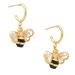 Kate Spade Jewelry | Kate Spade All Abuzz Stone Bee Huggie Hoop Earrings | Color: Black/Gold | Size: Os