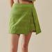 Free People Skirts | Free People Ain't Nothin' Like It Skort Endless Summer Wrap Textured Xs | Color: Green | Size: Xs