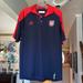 Adidas Shirts | Adidas Commemorative Hockey World Cup Usa Polo Shirt Sz L | Color: Blue/Red | Size: L