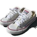 Converse Shoes | Converse Chuck Taylor All Star Women’s Size 6.5 All White Low Top Shoes | Color: Red/White | Size: 6.5