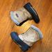 Columbia Shoes | Columbia Kids Suede Snow Boots Brown Black Gray Size 2 | Color: Black/Tan | Size: 2b