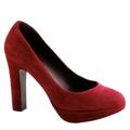 J. Crew Shoes | J. Crew Coddington Red Suede Pumps High Heel Shoes Women's Size 8.5 Leather | Color: Red | Size: 8.5