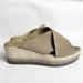 Anthropologie Shoes | Anthropologie Paseart Crossband Wedge Suede Espadrille 39 | Color: Gray/Tan | Size: 39eu