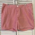 Columbia Shorts | Columbia Pfg Super Bonehead Womens Shorts Size 12 Red Gingham Plaid Check | Color: Red/White | Size: 12