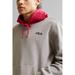 Urban Outfitters Sweaters | Fila X Urban Outfitters Medium Logo Hoodie Sweatshirt Spell Out Retro Sporty | Color: Gray/Pink | Size: M