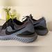 Nike Shoes | Nike React Flyknit Gym Shoe 6y, 8 8.5 In Women's. Great Condition | Color: Black/Blue | Size: 8/8.5 In Women's 6 In Youths