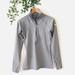Nike Tops | Nike Pro Women's Long Sleeve 1/2 Zip Fitted Gray Pullover Top | Color: Gray | Size: S