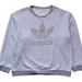 Adidas Tops | Adidas Sweatshirt Long Sleeve Gray Terry Pullover Crewneck Xxl Womens 2xl | Color: Gray | Size: Xxl