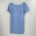 Anthropologie Dresses | Anthropologie Dress Blue White Cape May Linen Striped Mini Back Zip Size 6 | Color: Blue/White | Size: 6