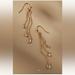 Anthropologie Jewelry | Anthropologie Floating Crystal Chain Earrings | Color: Gold | Size: Os