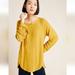 Anthropologie Sweaters | Anthropologie Saturday Sunday Maize Yellow Tenley Ruched Sweater Xs | Color: Yellow | Size: Xs
