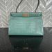 Tory Burch Bags | Authentic Nwt Tory Burch Lee Radziwill Embossed Satchel In Norwood Green | Color: Gold/Green | Size: Os