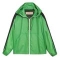 Burberry Jackets & Coats | Euc Unisex Small Burberry Digbethul Nylon Hooded Windbreaker/Raincoat In Green | Color: Black/Green | Size: S