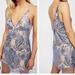Free People Dresses | Free People Night Shimmers Mini Dress In Blue | Color: Blue | Size: 4