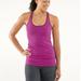 Lululemon Athletica Tops | Euc Lululemon Cool Racerback Hyper Stripe Raspberry Glo 6 | Color: Pink/Purple | Size: 6