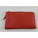 Michael Kors Bags | Michael Kors Mk Pebbled Leather Double Zip Snap Wallet Wristlet Clutch | Color: Red | Size: Os