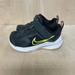Nike Shoes | Nike Downshifter Sneakers Black Hook & Loop No Lace Shoes Toddler Boys Size 5 5c | Color: Black | Size: 5bb