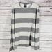 American Eagle Outfitters Sweaters | American Eagle Outfitters White Gray Striped Knit Sweater Size Xl | Color: Gray/White | Size: Xl