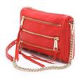 Rebecca Minkoff Bags | Brand New Rebecca Minkoff Mini Red 4 Zip Cross-Body Bag, Fire Engine | Color: Red | Size: Os