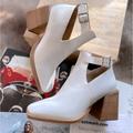 Free People Shoes | Free People Brady Buckle Shoeboot | Color: White | Size: Various