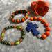 J. Crew Jewelry | J. Crew Bracelet And 3 Other Orange Bracelets | Color: Blue/Orange | Size: Os