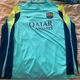 Nike Shirts | 2013/14 Nike Fc Barcelona Long-Sleeve Training/Warm-Up Jersey - Size “Men’s” Xl | Color: Blue/Green | Size: Xl