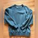 American Eagle Outfitters Tops | Ae Super Soft Fleece Vintage Crew Neck Sweatshirt, Size Xs | Color: Green | Size: Xs
