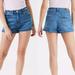 American Eagle Outfitters Shorts | Aeo American Eagle Outfitters High Waist Pleated Mom Shorts Sz 16 | Color: Blue | Size: 16