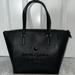 Kate Spade Bags | Kate Spade Large Black Leather Tote | Color: Black | Size: Os
