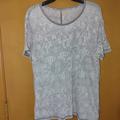 Free People Tops | Free People Woman's Short Sleeves T-Shirt Grey Size S Pre-Owned | Color: Gray | Size: S