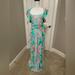 Lilly Pulitzer Dresses | Lilly Pulitzer Cristal Maxi Dress M Nwt | Color: Green/Pink | Size: M