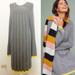 Anthropologie Dresses | Anthropologie By Anthropologie Arsenau Wool Blend Gray Sweater Dress Size Xl | Color: Gray/Yellow | Size: Xl