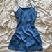 Urban Outfitters Dresses | Blue Satin Dress Urban Outfitters | Color: Blue | Size: Xs