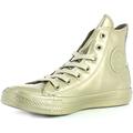 Converse Shoes | Converse Chuck Taylor All Star Metallic Rubber Hi Light Gold/Light Gold (Ws) | Color: Gold | Size: 7.5