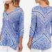 Lilly Pulitzer Sweaters | Lilly Pulitzer Jameson Blue Printed Linen Sweater | Color: Blue/White | Size: S