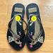 Kate Spade Shoes | Kate Spade Nassau Flip Flops Sandals Cheetah Rose ~ New! | Color: Black/Tan | Size: 5