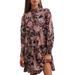 Anthropologie Dresses | Anthropologie Cadi Bohemian Babydoll Swing Dress Paisley Floral Summer | Color: Black/Brown/Pink/Red | Size: S