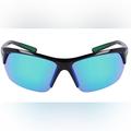 Nike Accessories | New Nike Skylon Ace Mirrored Sunglasses And Nike Soft Pouch Bag - Gender Neutral | Color: Black/Green | Size: Os