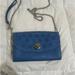 Coach Bags | Coach Leather Chain Strap Crossbody Bag / Clutch | Color: Blue | Size: Os