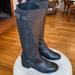 J. Crew Shoes | J. Crew Emmett Italian Leather Tall Riding Boots Black Buckle Zip Women's 8 | Color: Black | Size: 8